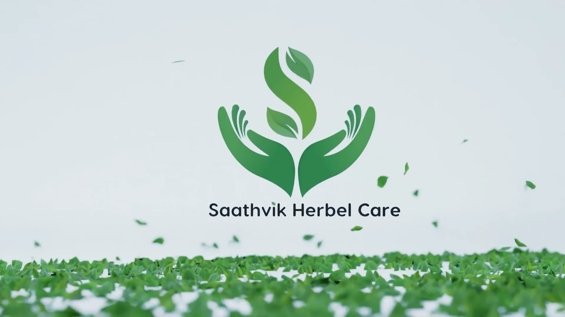 Saathvik Herbal Care Logo Design 3D